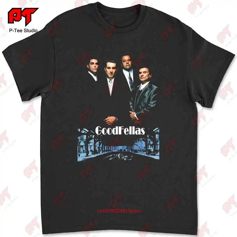 Good Fellas V1 Movie Poster Print Dtg Men T-shirt XM5B