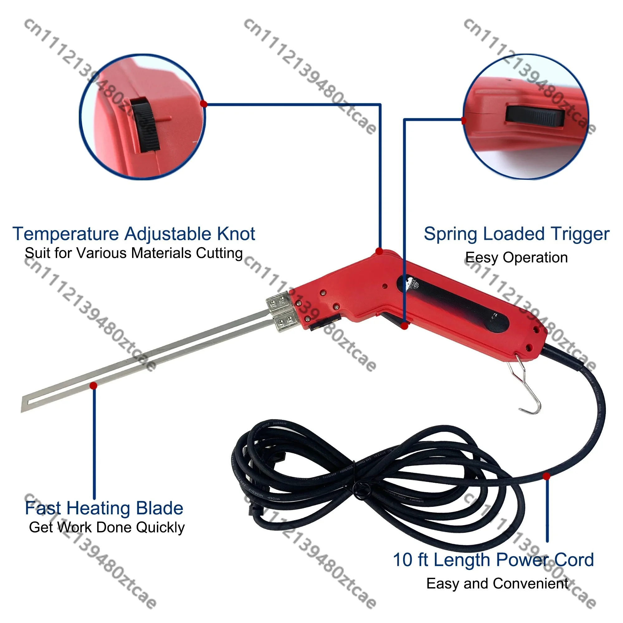 Hot Wire Thermal Foam Cutter Electric Hot Knife Polystyrene Styrofoam Cutting Handheld Tool