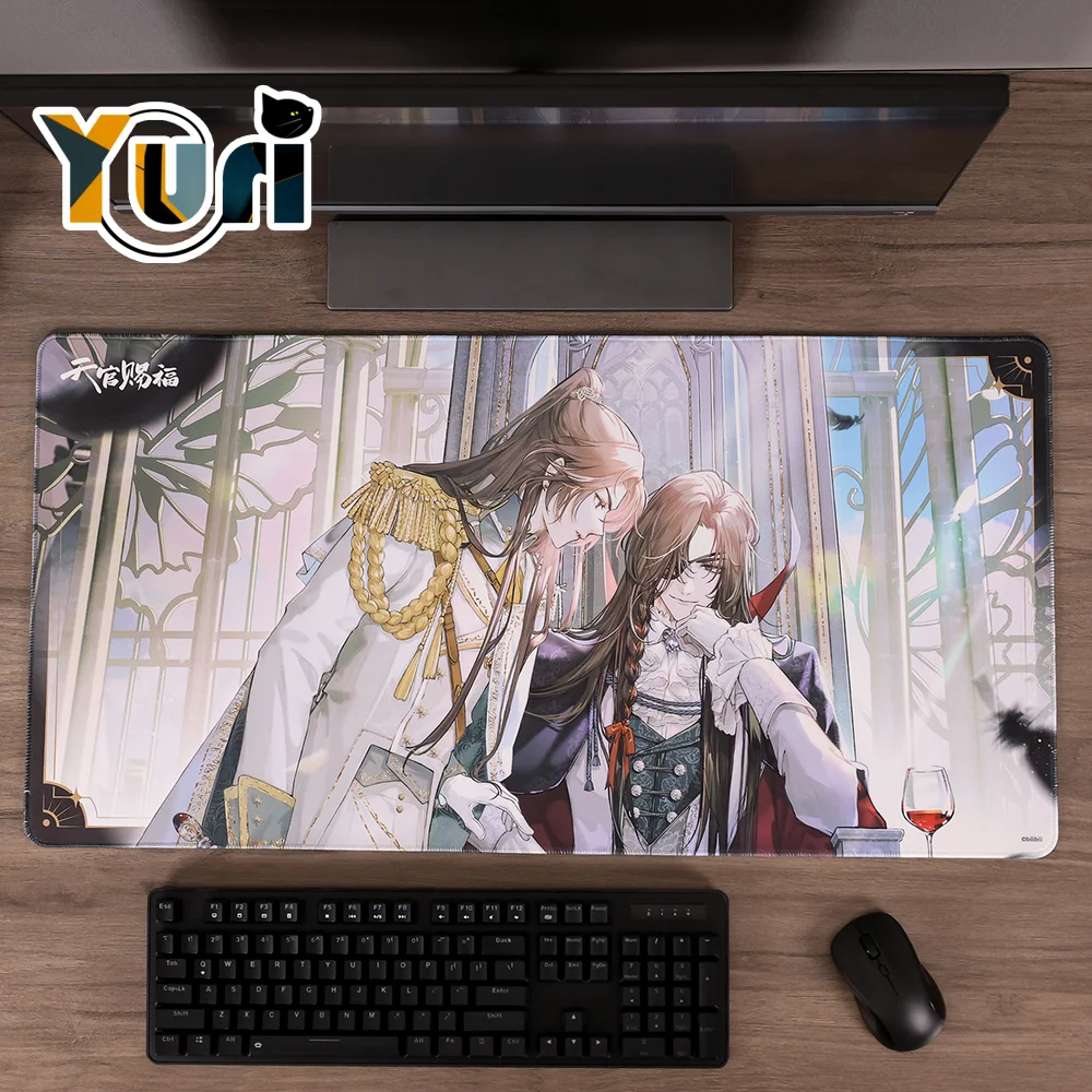 

Anime Official Original Tian Guan Ci Fu TGCF Comics Xie Lian Computer Mouse Pad Mouse Mat Display Cosplay Props C