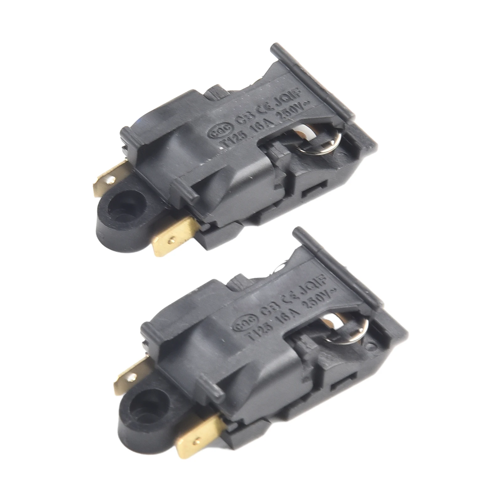 2pcs Kettle Switch Boiler Thermostat Switch 16A Electric Kettle Steam Pressure Jump Switch Terminal Kitchen Appliance Parts