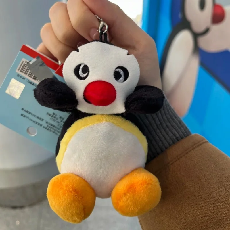 Echte Pingu Plüsch Anhänger Serie Pinguin Kawaii Puppe Pingu Geschenk süße Pinguin Mädchen süße Geschenk Pack Zubehör Anhänger