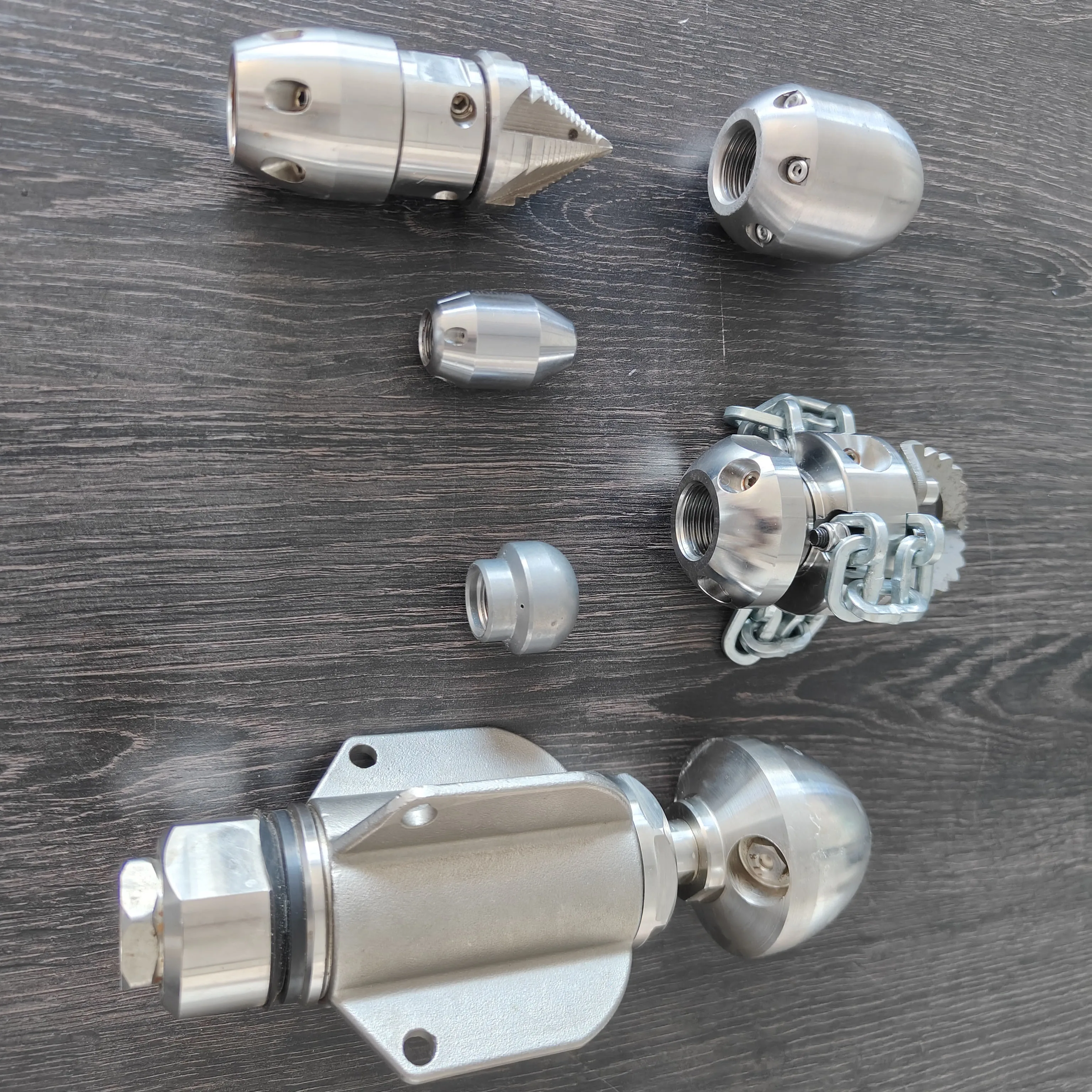 Controls Flexible Cleaning of Internal Pipe Bends DRAIN CLEANER Nozzle High Pressure Water Jet Sewer Cleaning