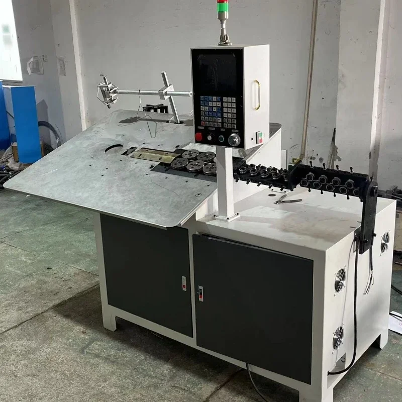 Fornecedor chinês personaliza a máquina automática de dobra e formação de fios CNC 2D