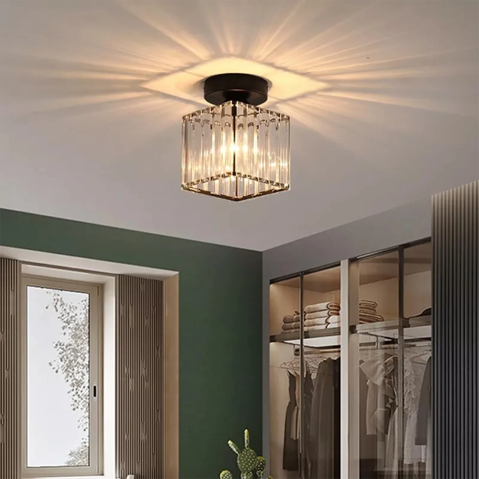 Pantalla de luz de techo, cubierta de lámpara, decoración sencilla y elegante para el hogar, cubierta de luz de techo para habitación, pantalla de luz de techo