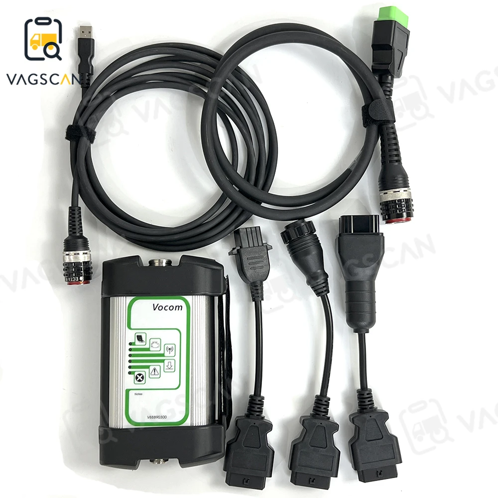 

For V-olvo/UD/Mack/Renault For Vocom Original 88890300 Diagnostic Tool OBD2 Adapter Scanner withV2.8.15(SSD/HDD)