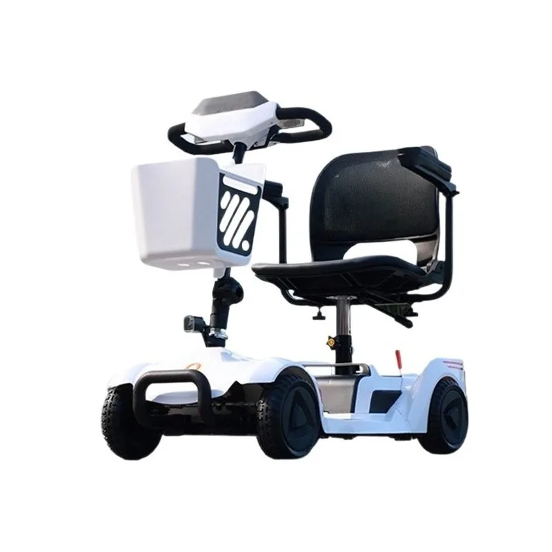 

Elderly scooter four-wheeled electric vehicle folding travel battery car moped nfc elderly scooter