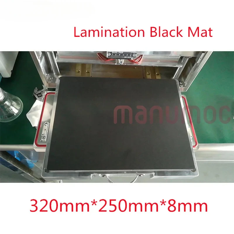 320*250mm Super Soft Lamination Black Mat For YMJ 13 Inches OCA Laminate Machine