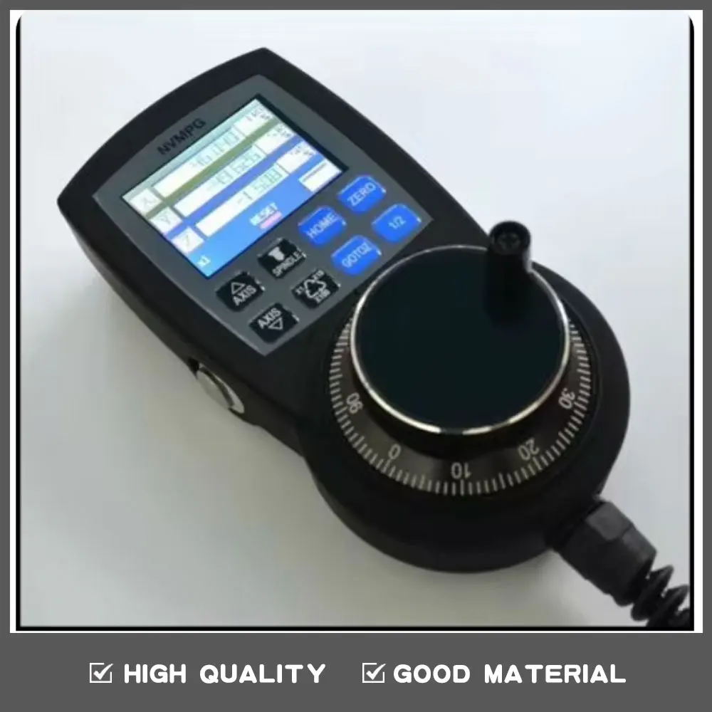 

Handwheel Mach3 MPG Pendant Manual Pulse Generator CNC 6 Axis hand wheel serial communication RJ45 with LCD display