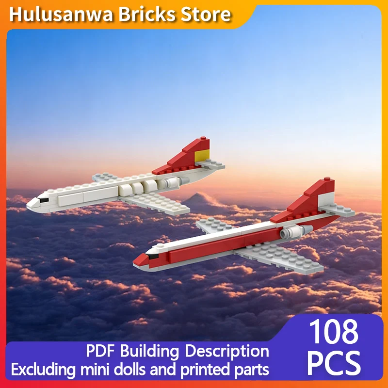 

Набор моделей узкопрофильных реактивных самолетов MOC, строительные блоки, военная техника, модульные конструкторы, подарки, праздничный набор для сборки, детский игрушечный комплект