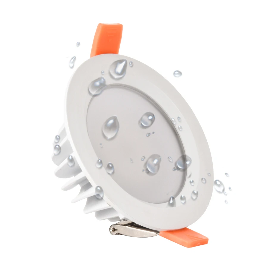 Quality Waterproof IP65 LED Downlight AC85-220V 7W 9W 12W 15W LED Lamp Recessed LED Spot Light For Bathroom kitchen