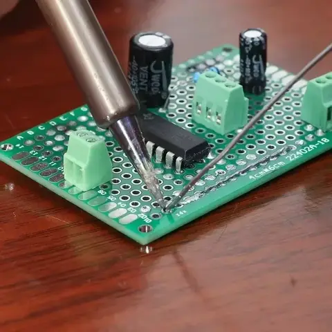 Universell PCB-krets Protoboard Dubbelsidig Kopplingsdäck 2x8 3x7 4x6 5x7 7x9CM Stripboard Prototypkort DIY Elektroniskt Kit 10 best sales PCB-prototypkort - №3