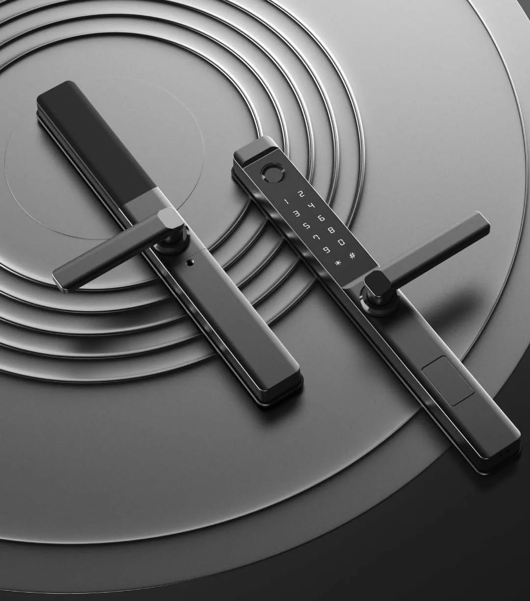 Smart door lock narrow door version waterproof explosion-proof high durability multiple unlocking methods