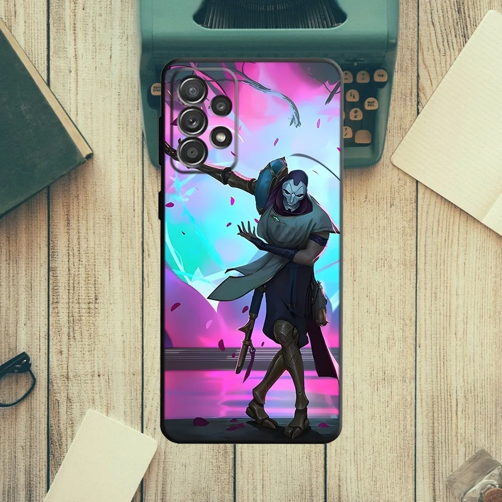 L-LOL K-Khada Jhin Virtuoso Phone Case For Samsung S21,S22 Ultra,S20,S30 plus,S22 plus,S23,S30 ultra 5G Silicone Cover