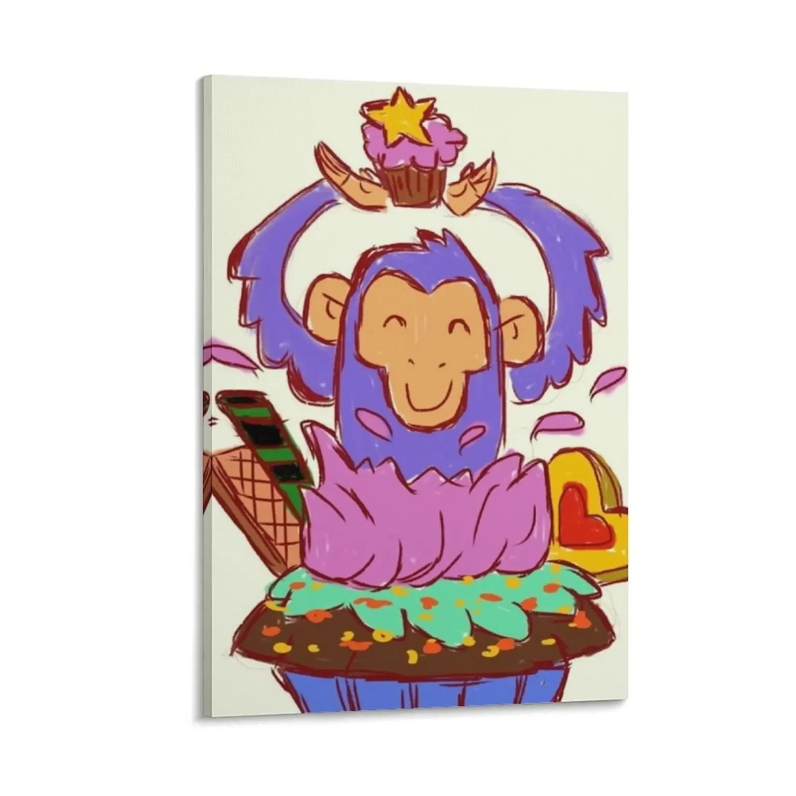 

Cupcake Surprise Canvas Painting decorative pictures for the room decor