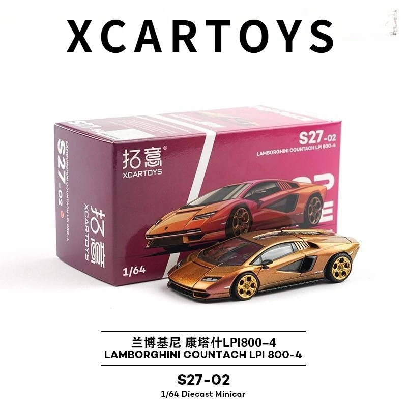 XCARTOYS x Toyota 1 64 Scale Lamborghini Countach LPI800 4 Collectible Diecast Model Car Non Remote Control Toy Vehicle