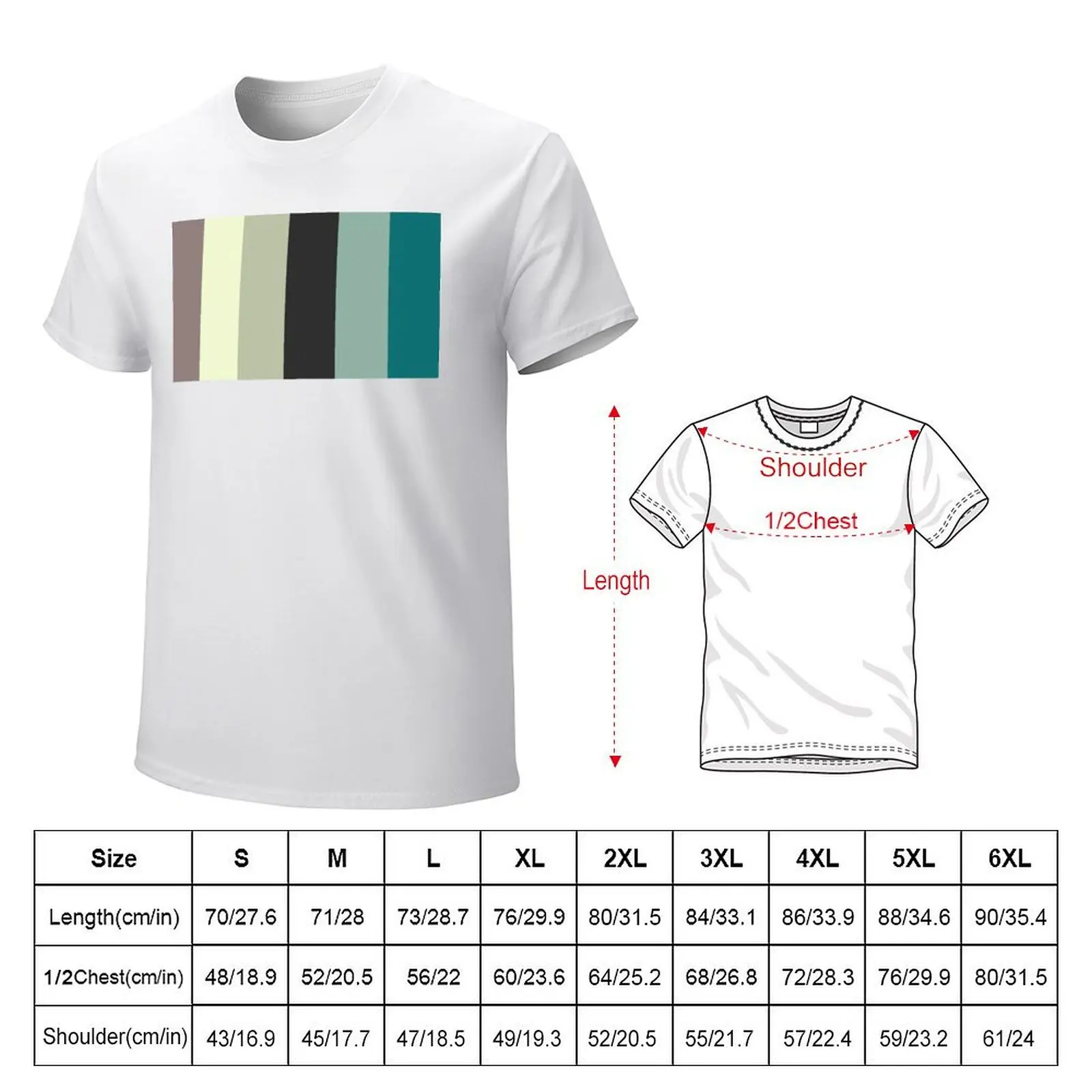 Green and Gray Stripes T-Shirt customs design your own korean fashion oversized tshirts for men