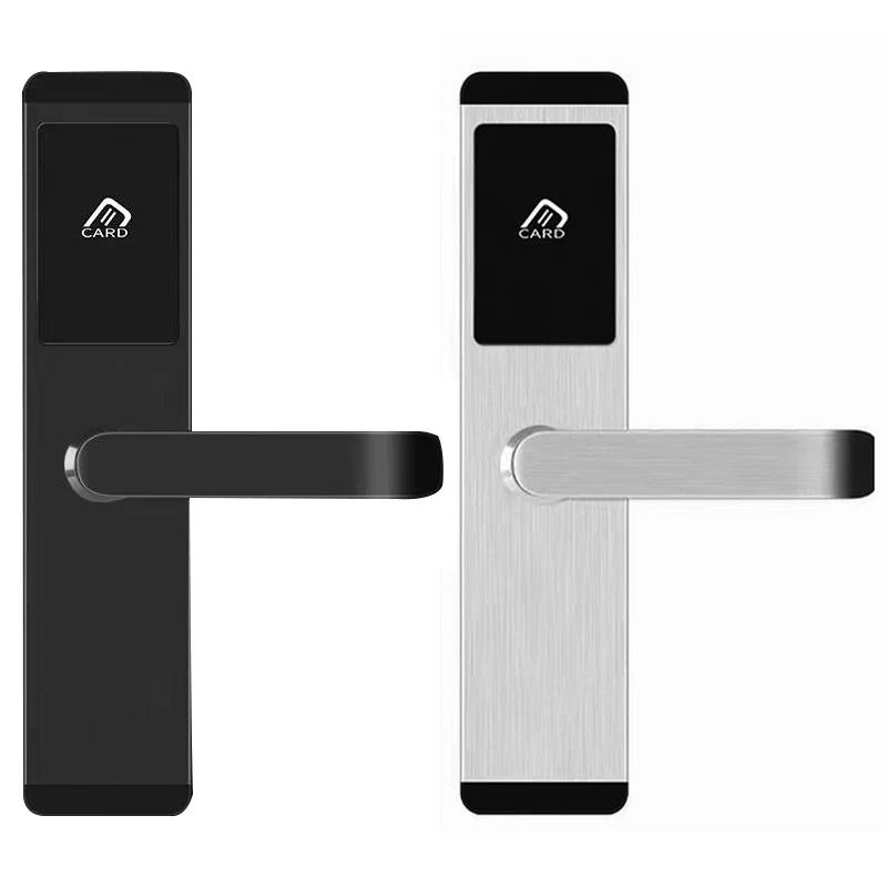 Stainless Steel Smart Hotel Door Lock System For Hotel & Apartment with Mechanical key