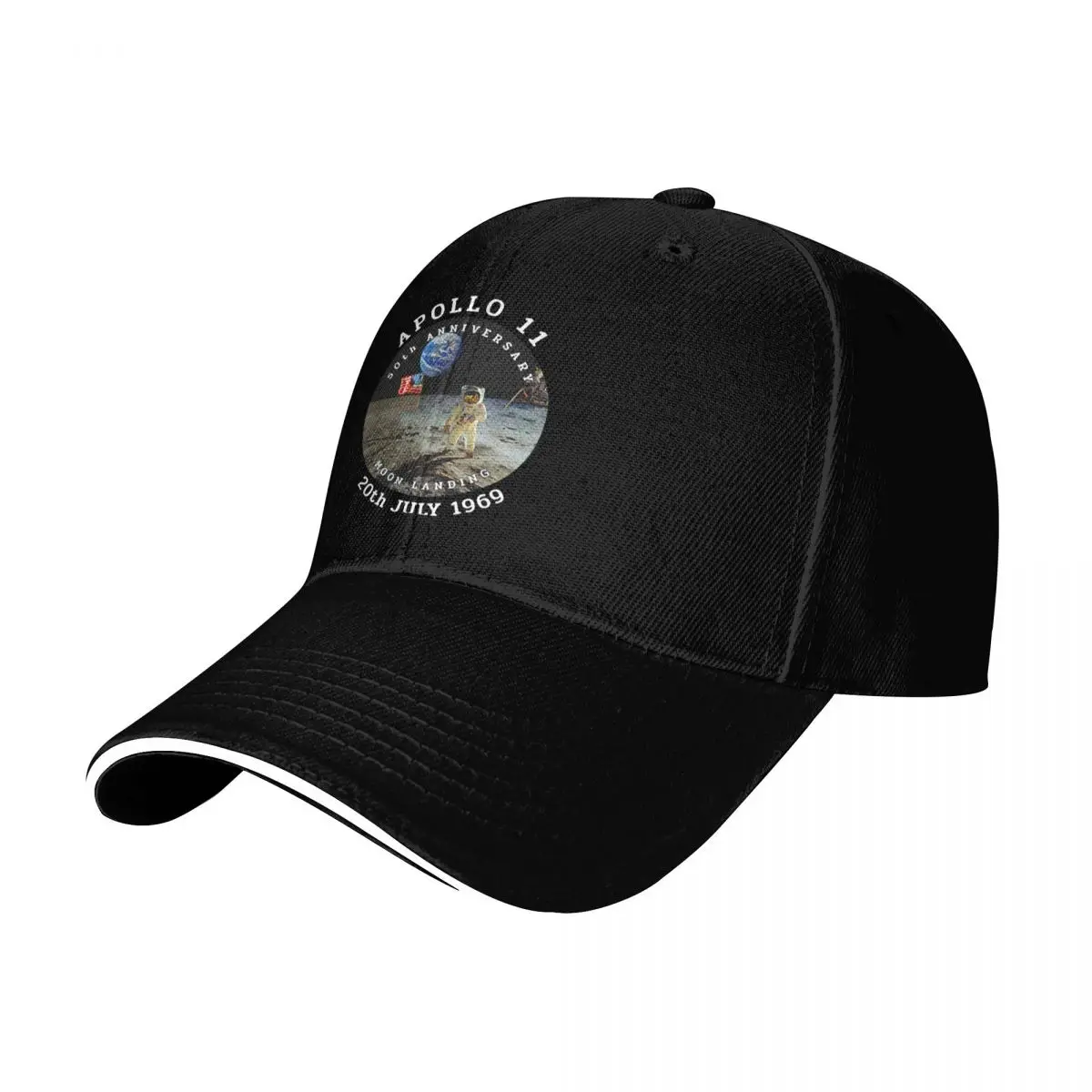 Apollo 11 Moon Landing 50th Anniversary Sun Cap Hats Woman Cap For Men Men's Baseball Cap Man Hat Baseball Cap