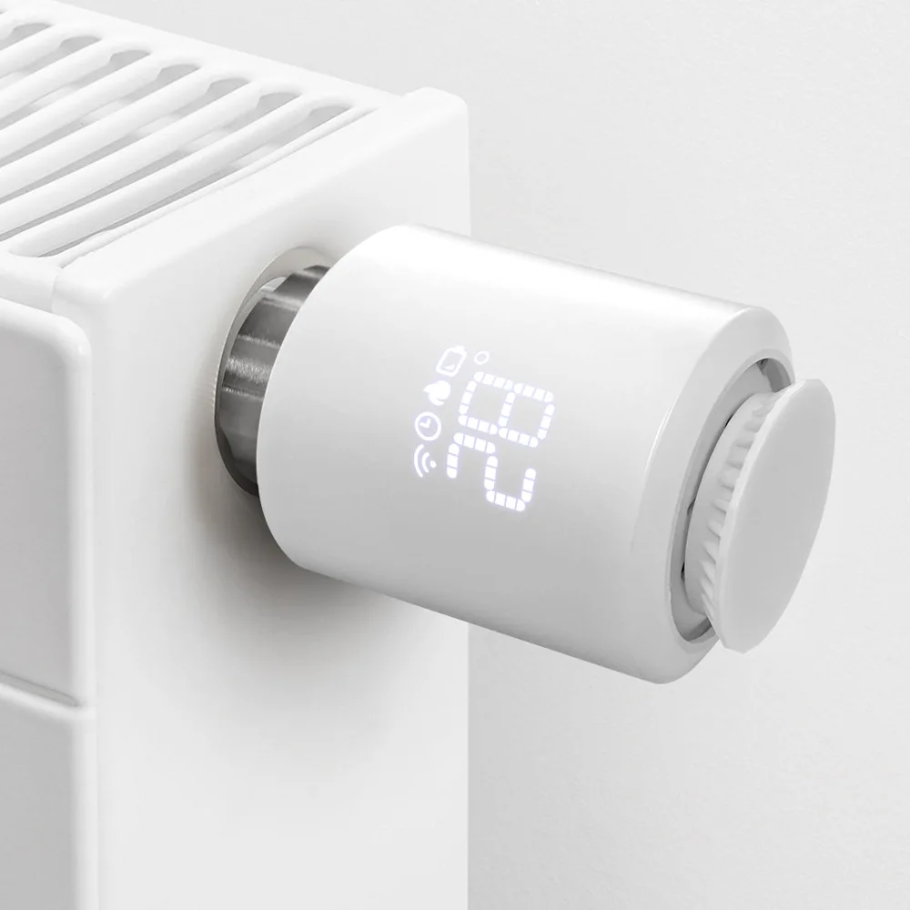 Tuya Smart Zigbee 3.0 Thermostatic Radiator Valve TRV Radiator Valve Zigbee Thermostat Temperature Controller Alexa Google Home