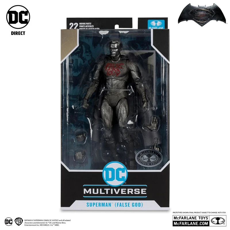 McFarlane Toys BATMAN V SUPERMAN: DAWN OF JUSTICE SUPERMAN (FALSE GOD) (PLATINUM EDITION) DC Multiverse 7-inch Action Figure