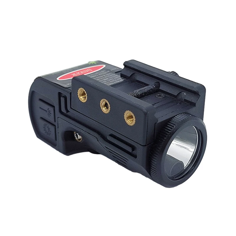 بندقية Airguns M16 M4 AR15 AK47 AR10 البصريات التكتيكية مصباح يدوي ليزر LED 400 لومينز الأحمر/الأخضر/الأزرق المغناطيسي 20 مللي متر Picatinny السكك الحديدية