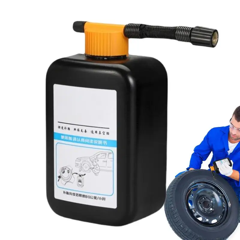 

Tire Repair Sealant 450ml Tire Instant Fix Sealant Can Highway Vehicles Prevent And Repair Tire Sealant For Caravan Electric Car