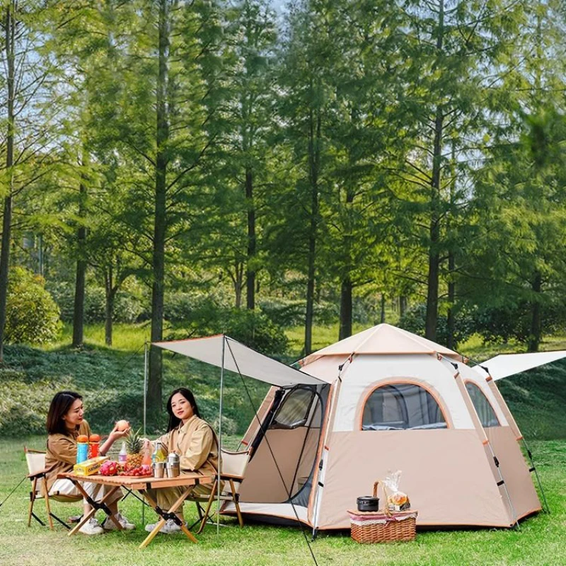 

Portable Folding Camping Tent Automatic Backpacking Outdoor Camping Tent Sleep Waterproof Carpa De Campamento Outdoor Tools
