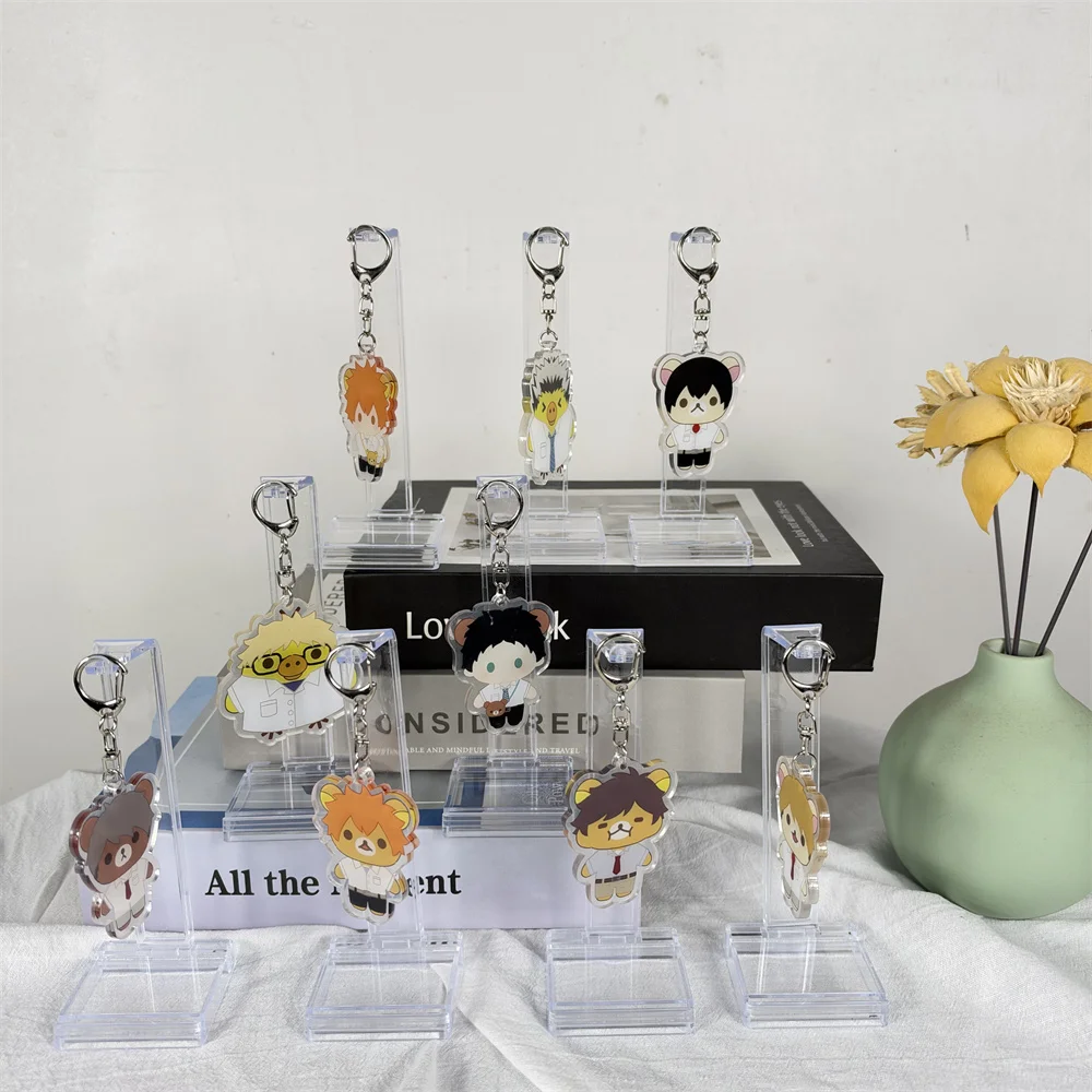 Anime Haikyuu!! 6cm Acrylic Keychain Tabletop Decorations Accessories Decor Gifts Exquisite Products Halloween Gifts