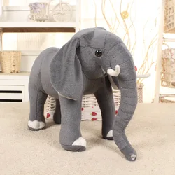 Simulation 1PC 40/60cm Infant Appease Elephant Playmate Calm Doll Appease Toys Standing Elephant Plush Toys Stuffed Toy
