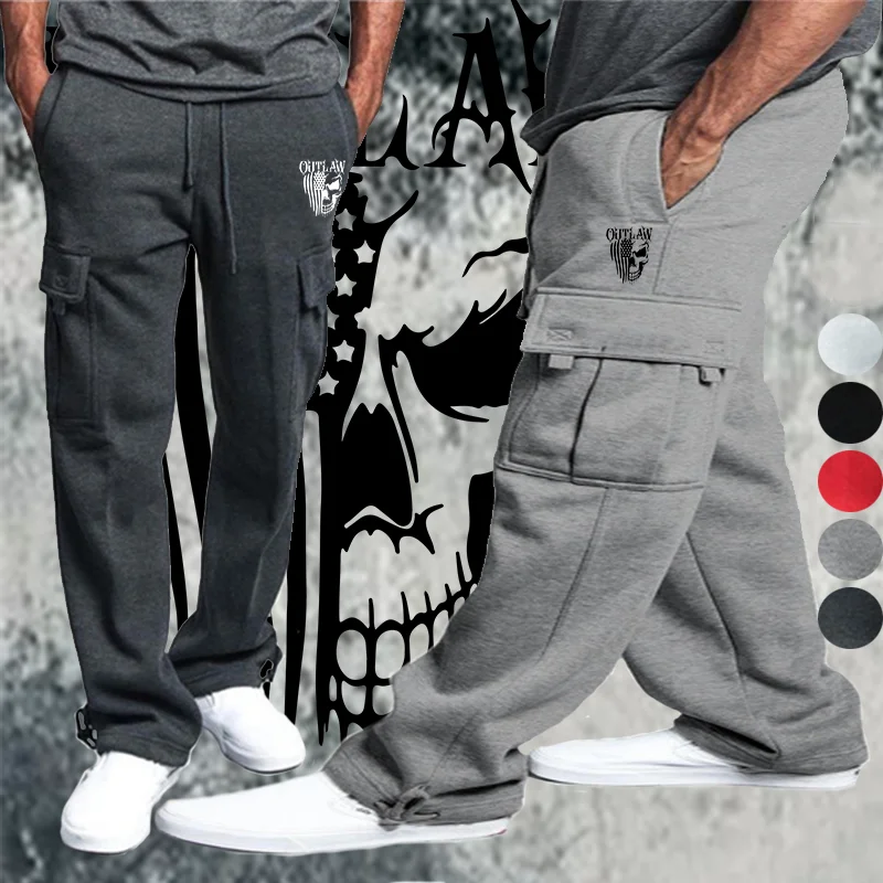 

New loose pants Multi-pocket training pants Men's jogging pants Fitness sweatpants Men's sweatpants Men's tactical pants