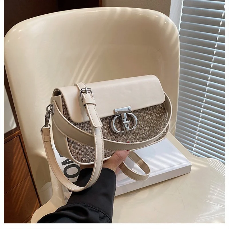 Chic Leather Crossbody Bag Tote Bag For Ladies, Women's Handbag Shoulder Bag Messenger Bag Famous Designer Brand