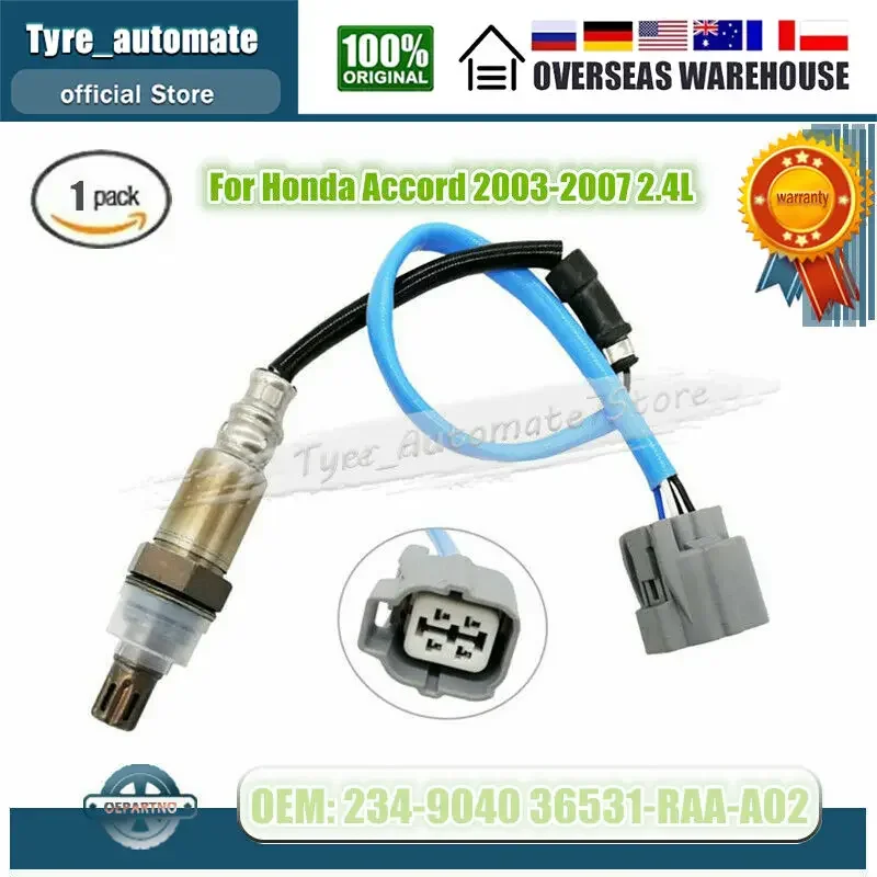 

234-9040 UPSTREAM Oxygen Air/Fuel Ratio O2 Sensor For 2003-07 Honda Accord 2.4L 36531RAAA01 36531RAAA02 2349040