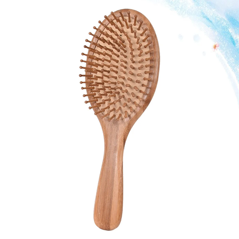 1 قطعة وسادة هوائية مشط الخيزران فرشاة الشعر فروة الرأس تحفيز تدليك مكافحة ساكنة المحمولة الخشن فرشاة حلاقة أداة #4