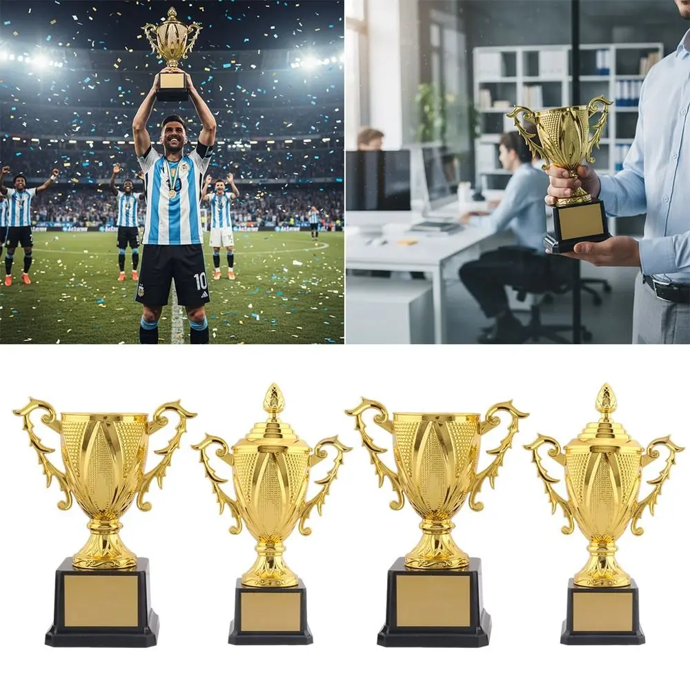 

Gold Color Metal Trophy Metal Model Large Size Champion Trophy Customizable Design Small Prize Cup Primary School