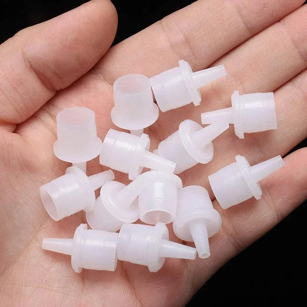 50pcs Universal Eyelash Glue Replacement Bottle Mouth Head Convenient Extended Glue Usage Anti-blocking Eyelash Extension Tool