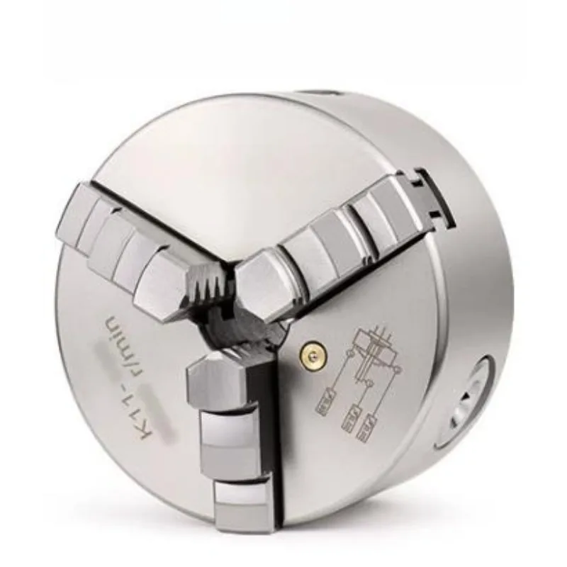 Pro Precision Three-jaw Chuck Accuracy ≤ 3 Wire Self-centering Positive and Negative Jaws