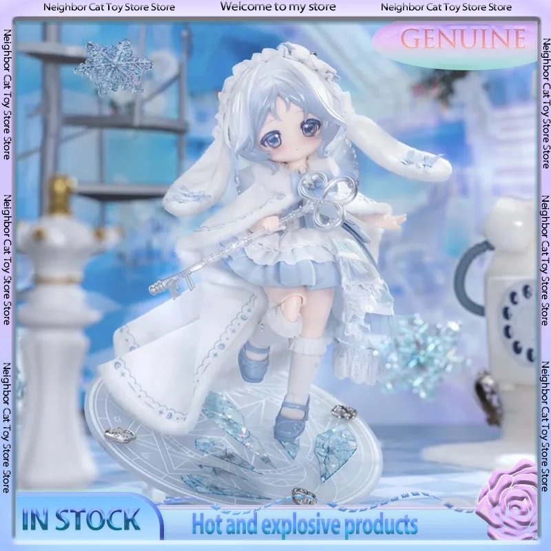 

New Come4free Bjd Bonnie Bunny Dream Box Hanging Cards Posable Doll Changeable Outfit Collectible Trendy Toy Gift For Adult