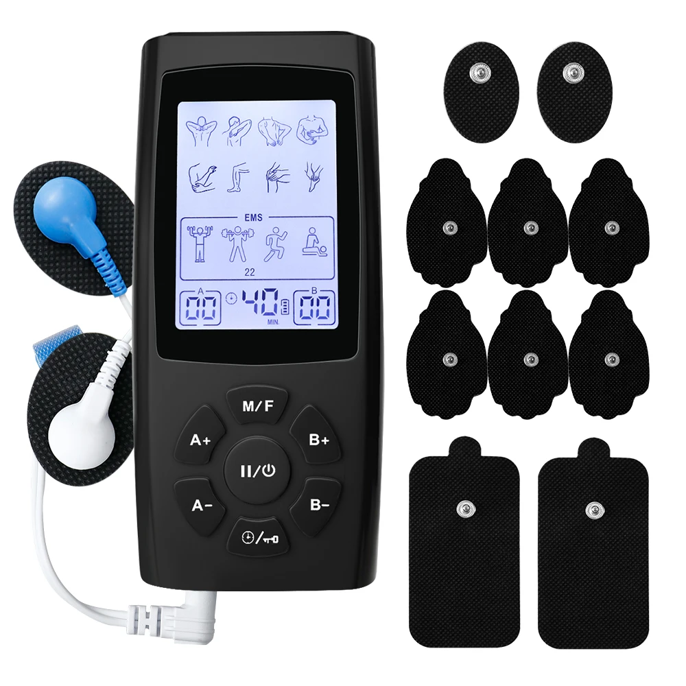 Hot TENS 28 Modes EMS Physiotherapy Apparatus 40 Levels Pulse Therapy Electrostimulation Muscle Stimulator Low Frequency Machine