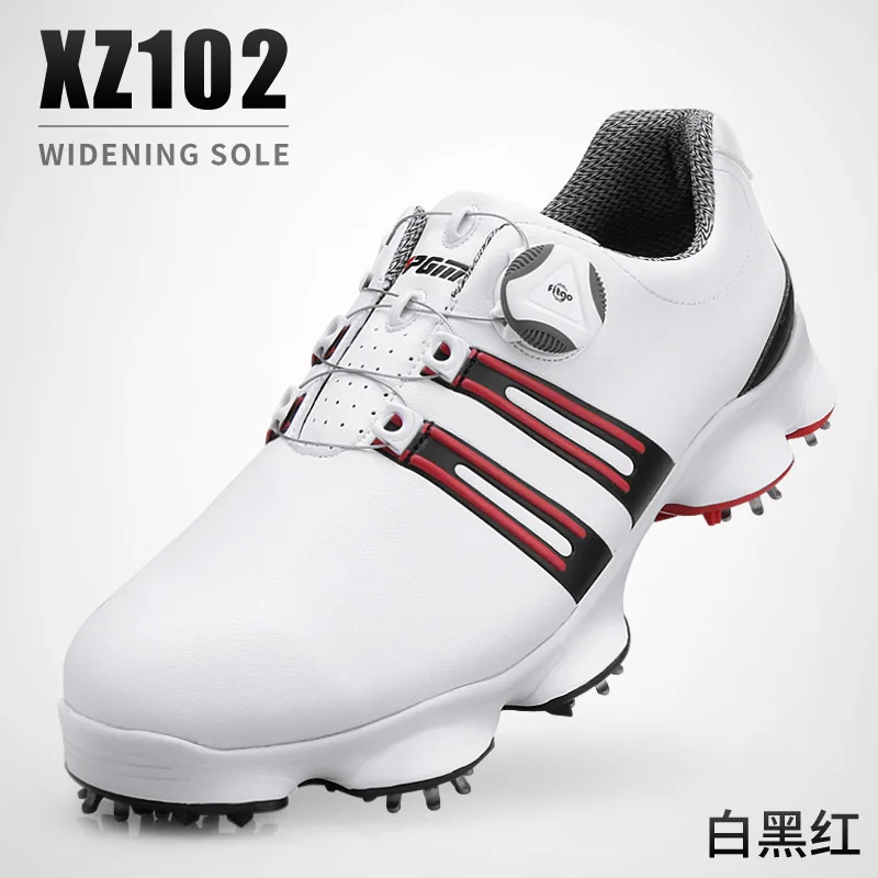 

PGM golf shoes men's golf shoes wide soles rotating shoelaces waterproof and breathable new