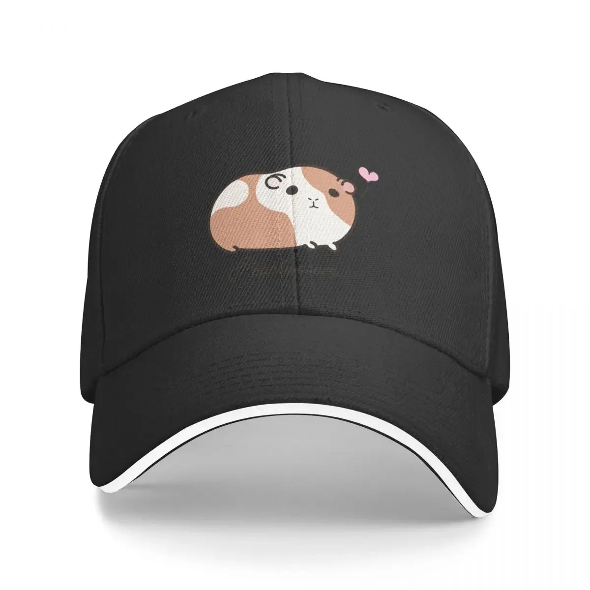 Peablossom the Guinea Pig - Cute Piggie with a Heart Baseball Cap Luxury Man Hat Custom Cap Girl Men's