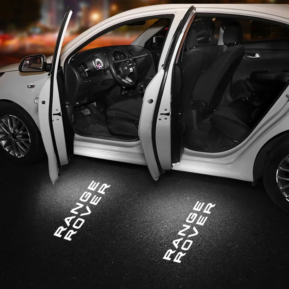 

LED Car Door Welcome Logo Projector Ghost Shadow Light Accessories For Land Rover Range Rover 3 4 L322 L405 L551 2010- 2022 2011