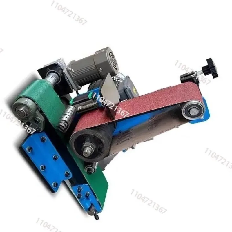 Multifunctional abrasive belt for deburring stainless steel metal with small plane polishing stop table 1pcs