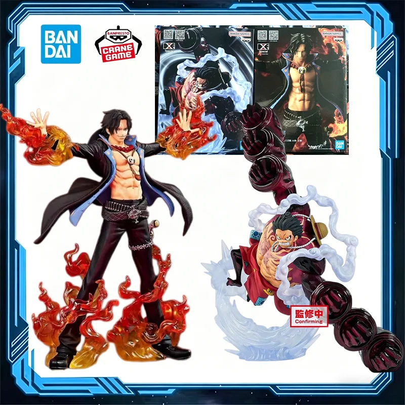 

Оригинальная коллекционная фигурка Bandai Banpresto One Piece DXF Special Luffy Ace, модель аниме-персонажа, игрушка, подарок для мальчиков