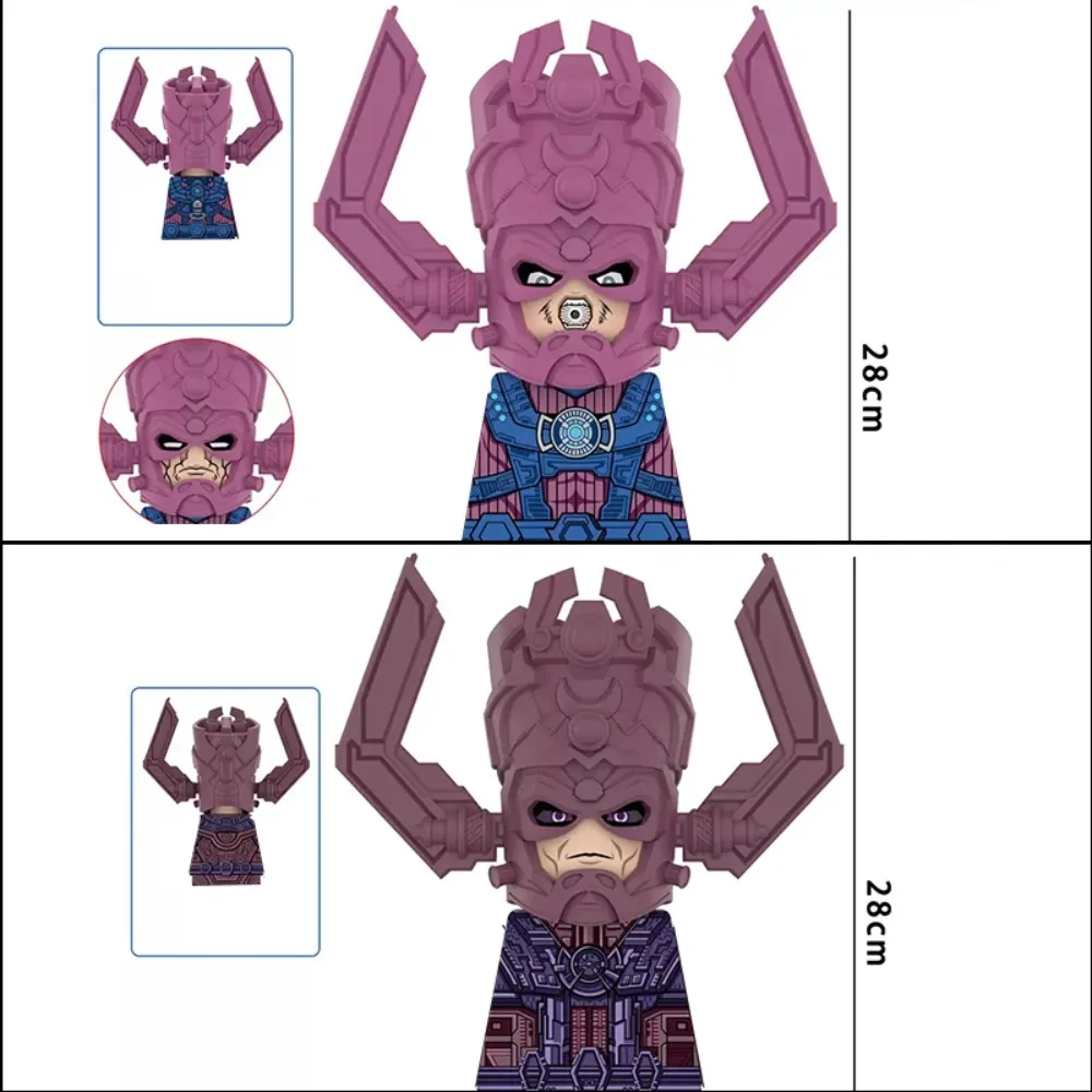 

28CM MOC Planet Devourer large size Assembled Block Man Toy Ornament Puzzle Animation ornament collect Game Toy Model Kids Gift