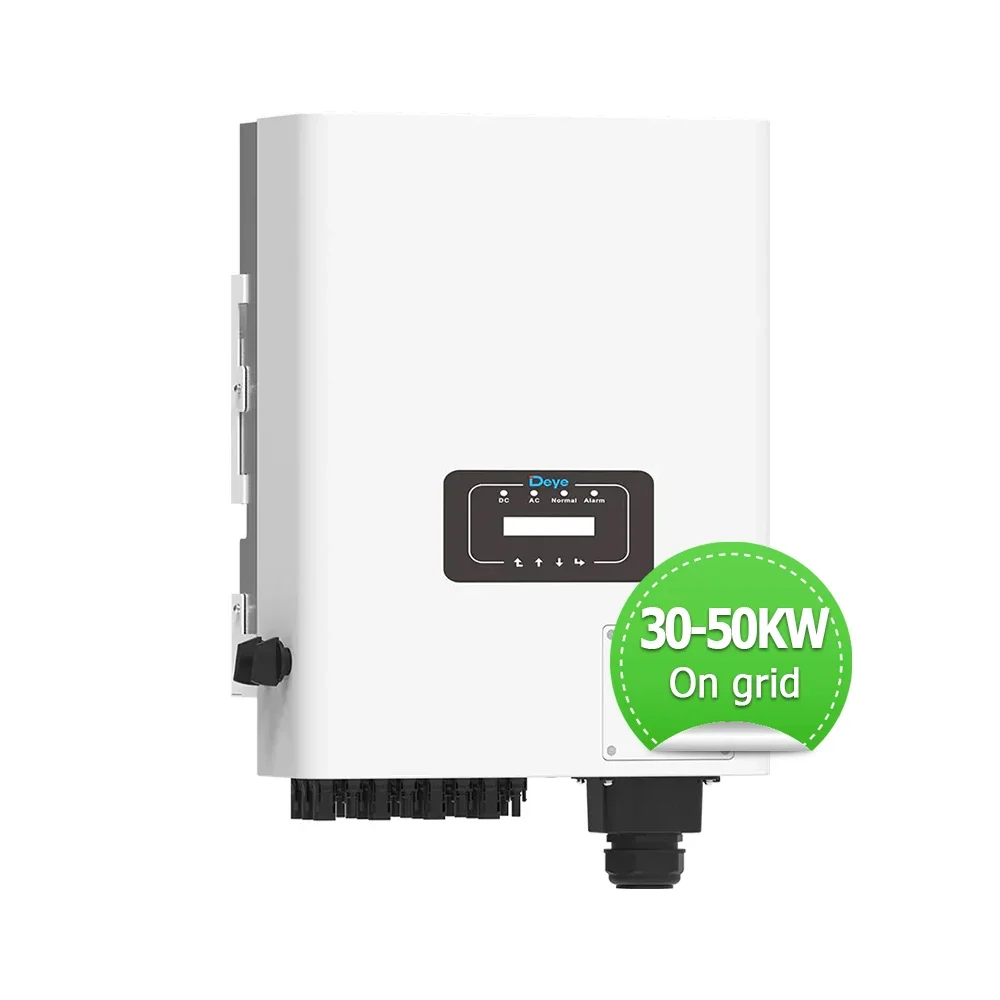 Deye Home Solar Inverter 30kw 40kw 50kw Grid Tie Inverter 3 Phase 220V To 380V With Limiter