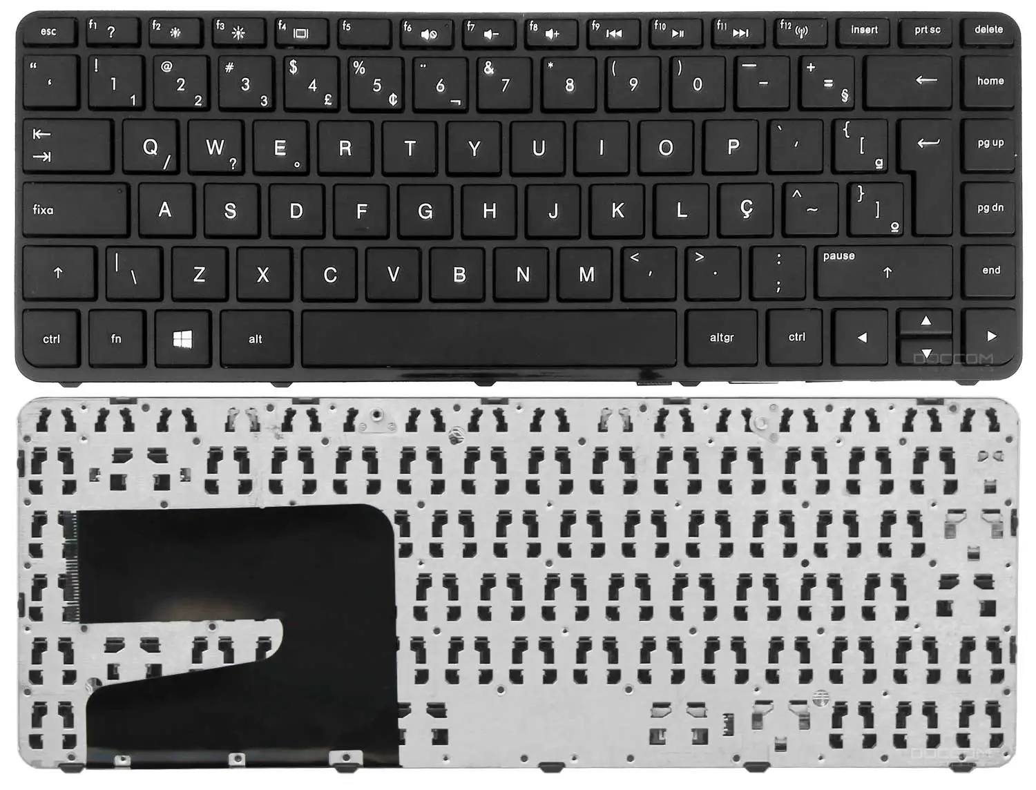 HP Sleekbook Notebook Compatible Keyboard 1000 N1400 14-n010br 550132t00-035-g Pk1314c1a28 V139202ar1 Pk1314c2a28 V139246dr1