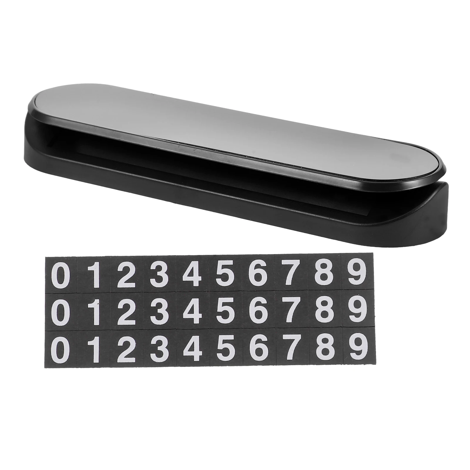 

Car Temporary Stop Plate Parking Card Number Moving Phone Board License Aluminium Alloy ABS Durable Wear Resistance Compact