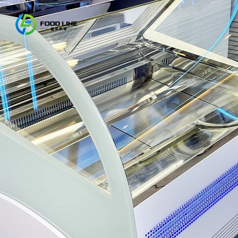 Customized Humidity Control Cake Display Cooler Mousse Fresh-Keeping Equipment For Pastry Shop Bakery Boutique Catering Use