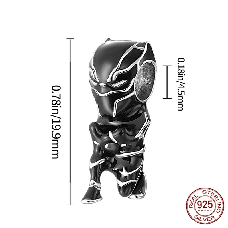 Marvel Plata De Ley 925 Charm Galactic Alliance Super Man Beads Fit Original Pandora Silver 925 Bracelet Women DIY Jewelry Gift