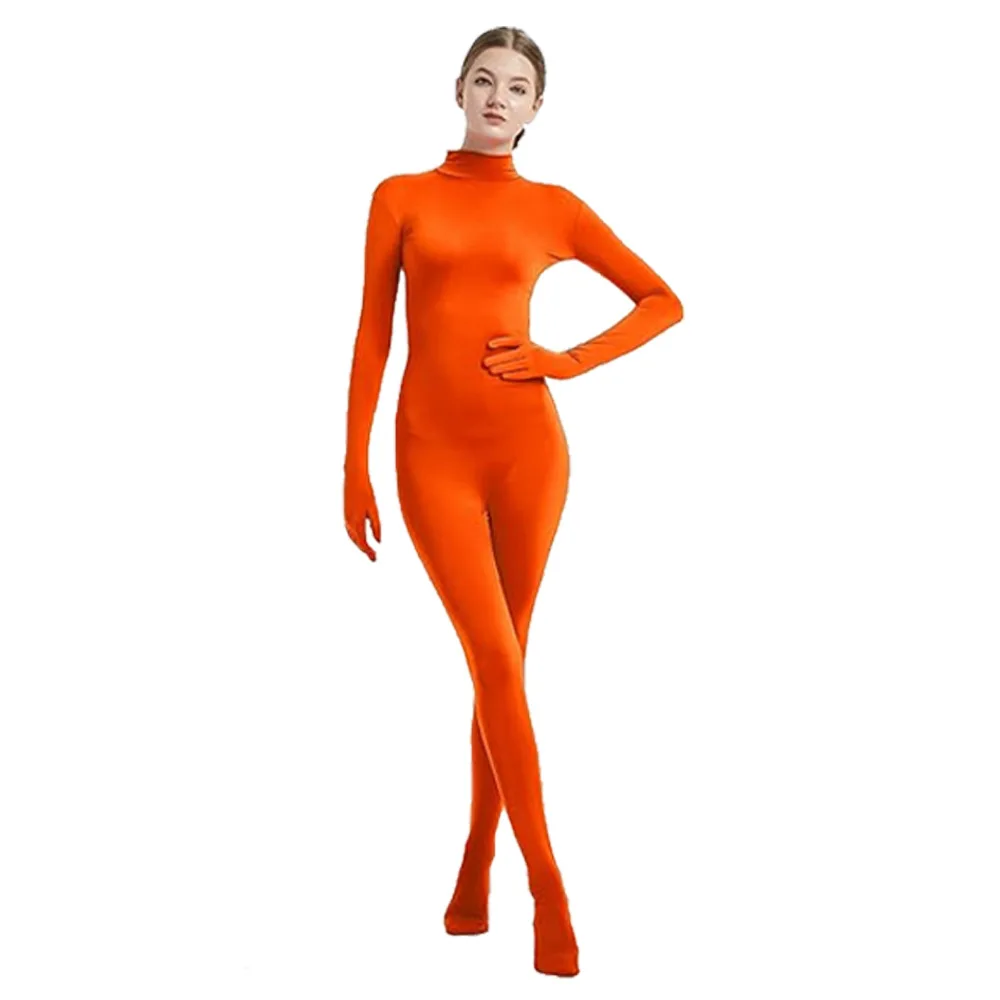 halloween Ninja tight fitting suit cosplay  stage performance costume Solid color half pack jumpsuitv woman